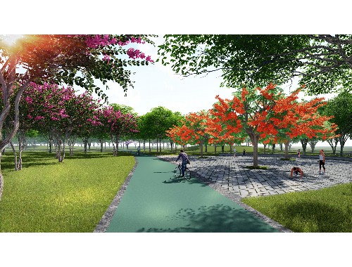 泰安環山路東延綠化工程